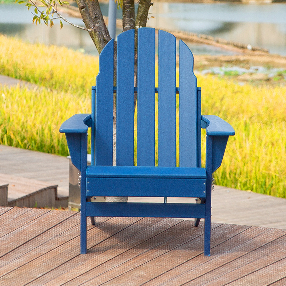 ADM009 Rustieke opvouwbare Adirondack-stoel - HDPE-klapstoel voor buiten
