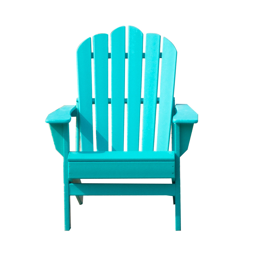 ADM010 Opvouwbare HDPE-stoel in aquablauw - Adirondack-stoel opvouwbaar