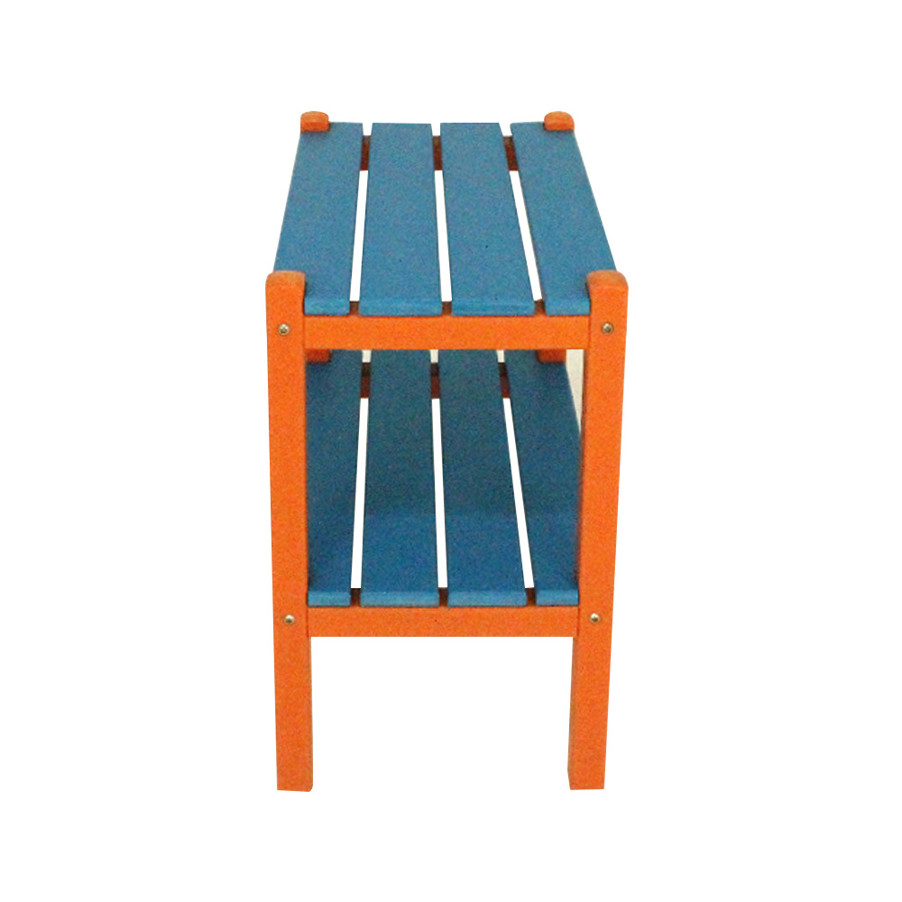 TTM003 Blauw Oranje HDPE Outdoor Set Bijzettafel/Stoel Voor Buiten Tuin Patio Balkon