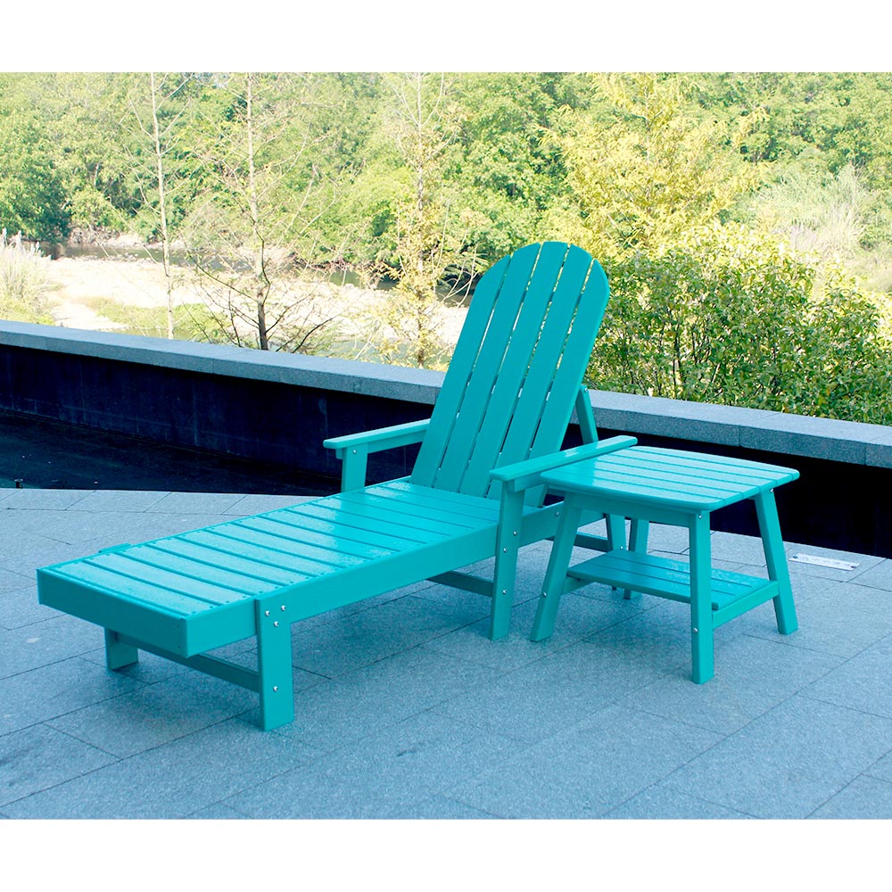 Sets CLS202 Outdoor waterdichte zonnebrandcrème en vochtbestendige HDPE chaise lounge stoel