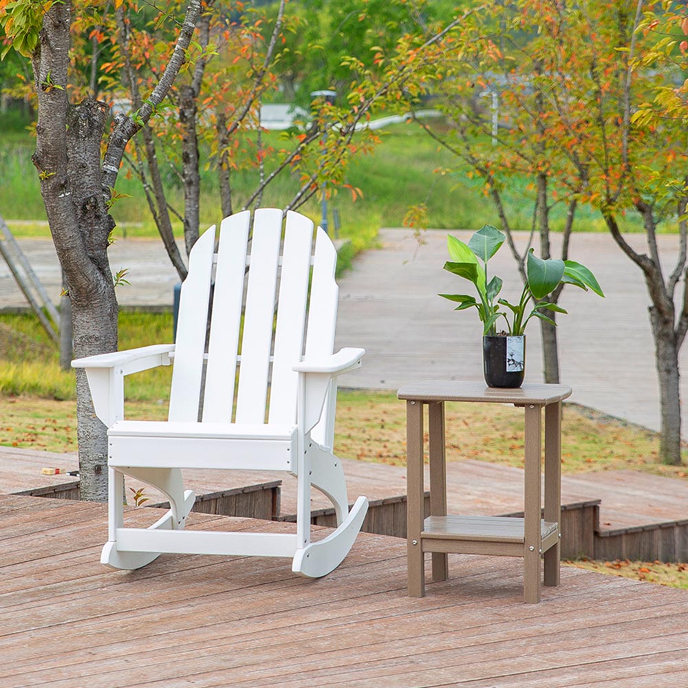 Hoe kan ik de glans en textuur van het oppervlak van de HDPE Rocking Adirondack Chair behouden tijdens langdurig gebruik om de nieuwigheid en schoonheid van het product te behouden?